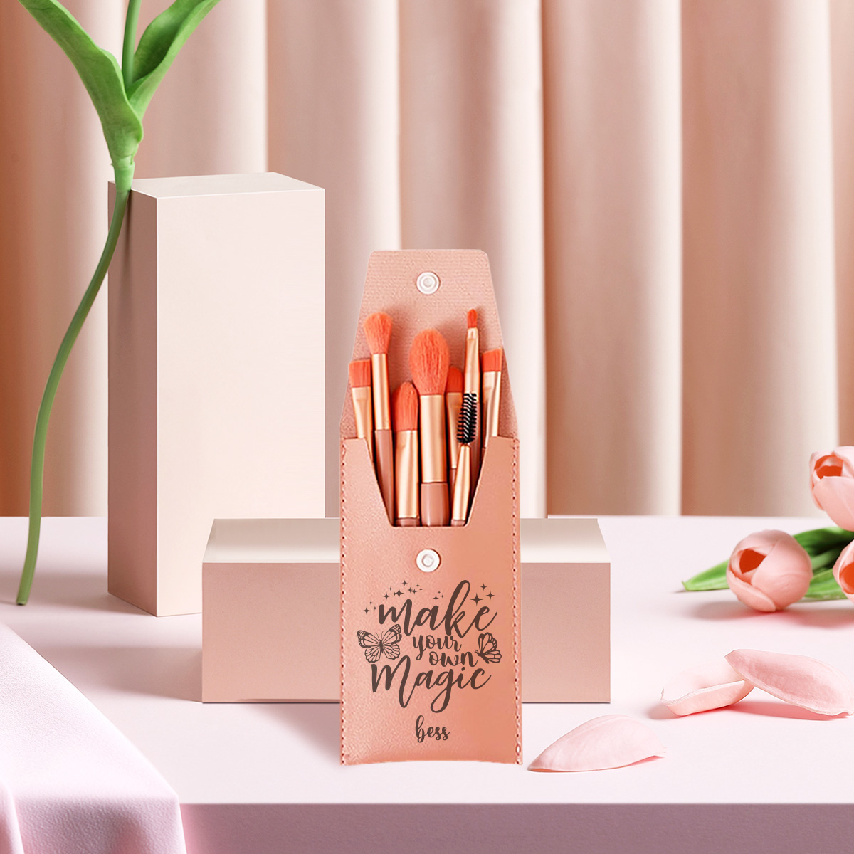 Makeup Beauty House - 1 buah Kuas Rias Nama Kustom,