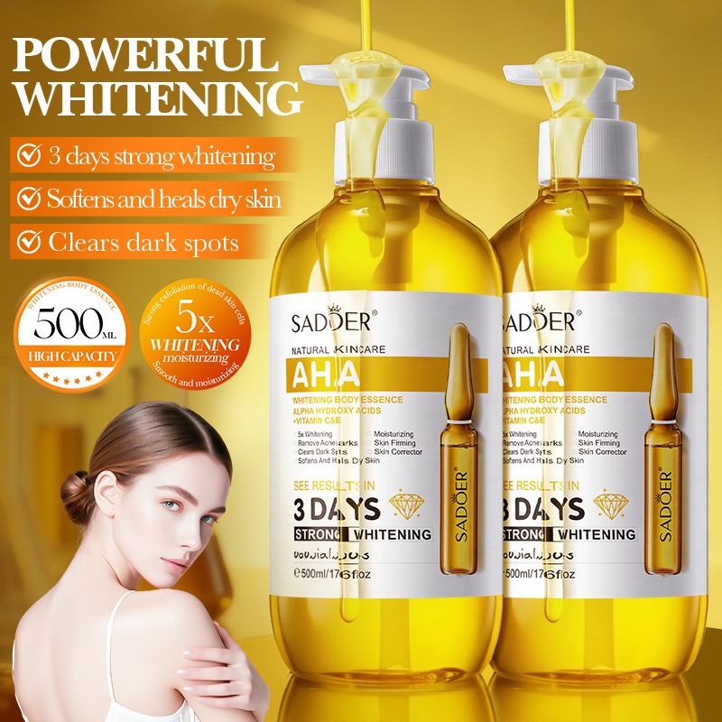 SADOER AHA Whitening Body Esse - Vitamin C Serum Face ulasan dan harga