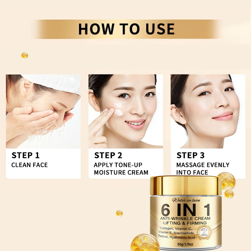 Krim Anti-Kerut 6-In-1. Mengan - Vitamin C Serum Face ulasan dan harga