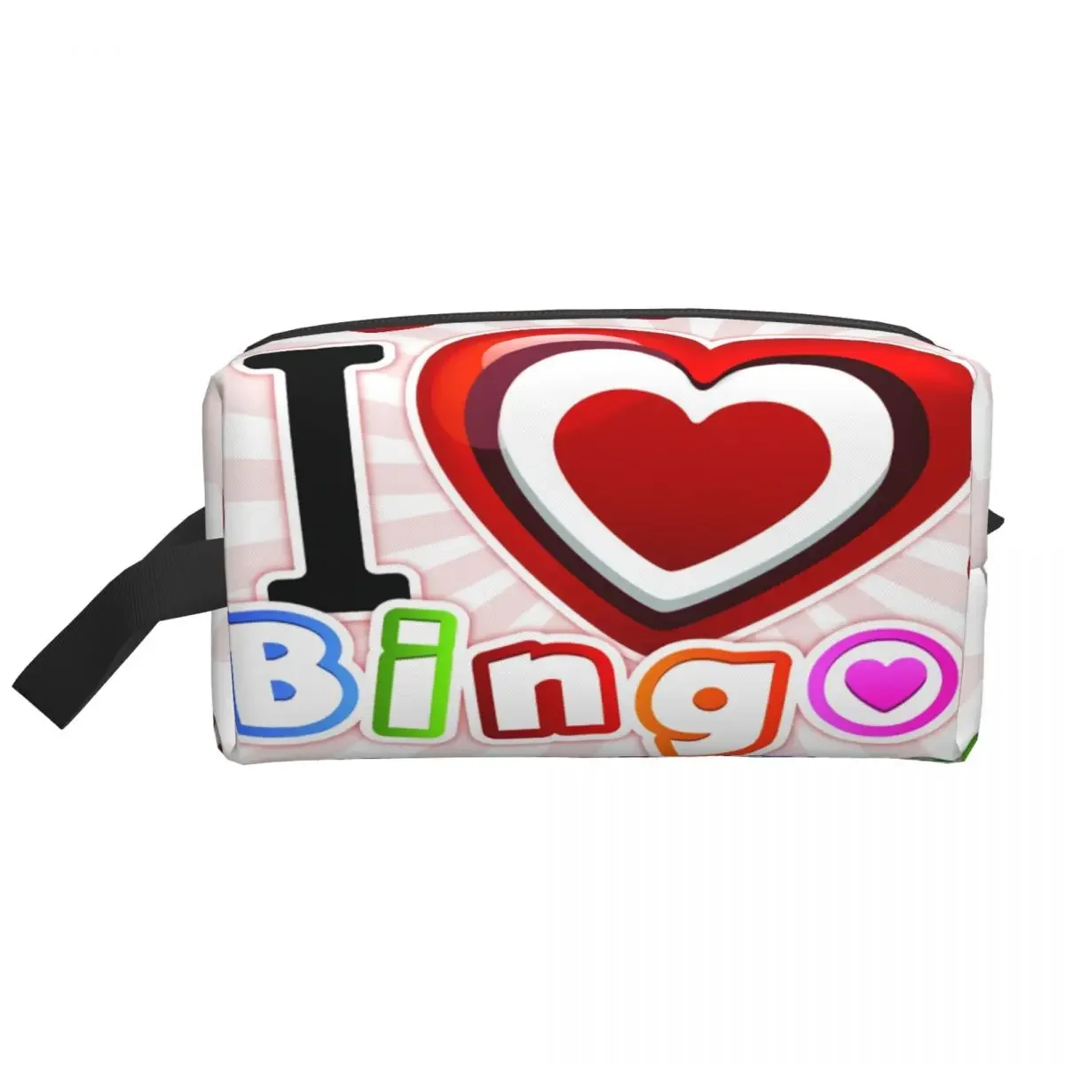 Tas kosmetik Travel I Love Bin - Beauty Love Makeup ulasan dan harga