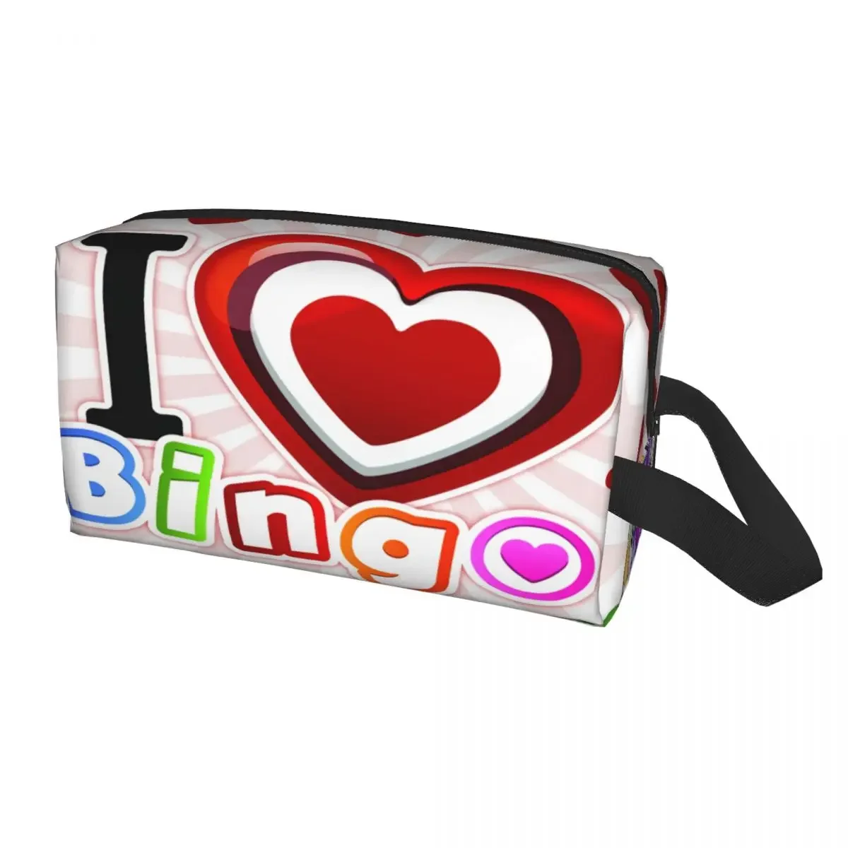 Tas kosmetik Travel I Love Bin - Beauty Love Makeup ulasan dan harga