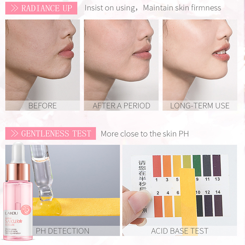 LAIKOU Serum Sakura Jepang 17M - Vitamin C Serum Face ulasan dan harga
