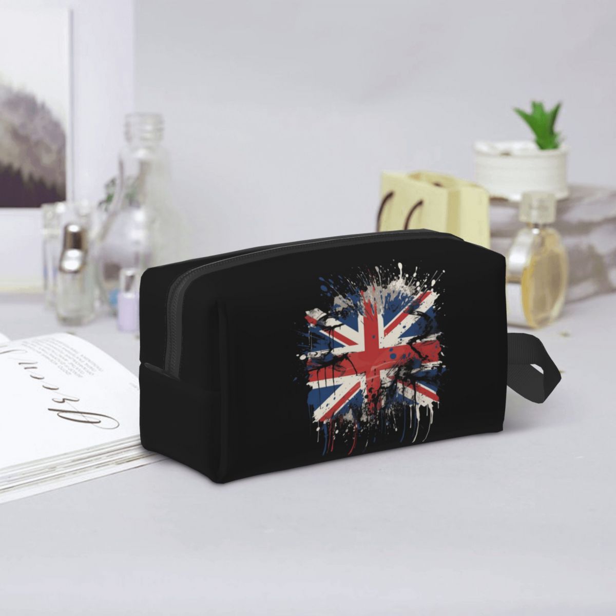 Tas Makeup Bendera Union Jack  - Beauty Makeup Uk ulasan dan harga