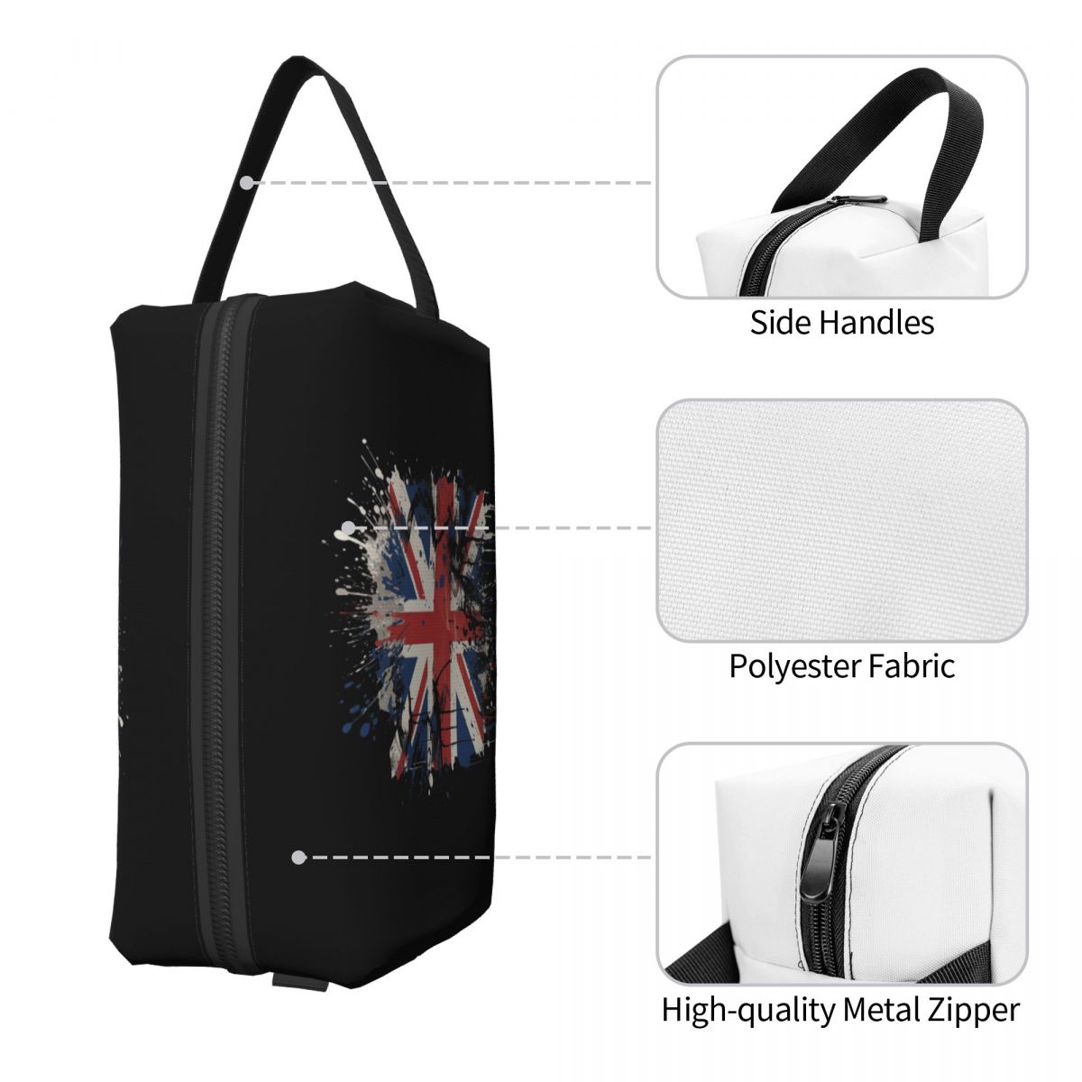 Tas Makeup Bendera Union Jack  - Beauty Makeup Uk ulasan dan harga
