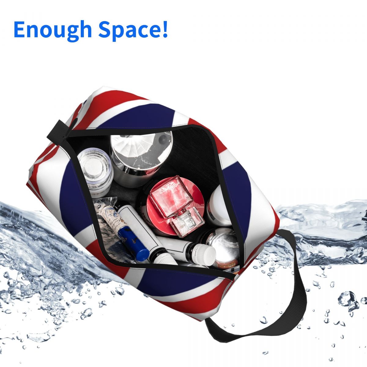 Tas Makeup Bendera Union Jack  - Beauty Makeup Uk ulasan dan harga