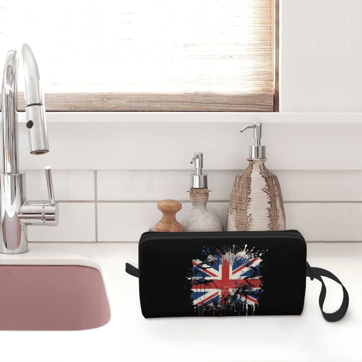 Tas Makeup Union Jack Flag Of  - Beauty Makeup Uk ulasan dan harga